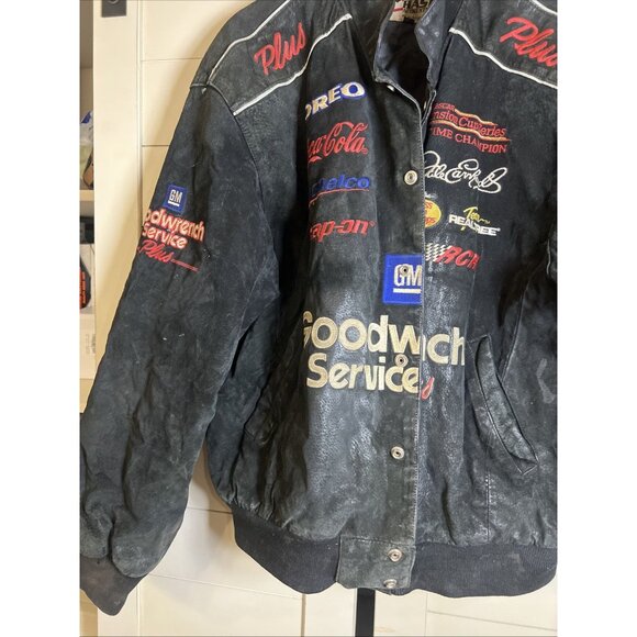 Vintage Nascar Dale Earnhardt Jacket Goodwrench Racing Chase Authentic JHD Sz L - Picture 3 of 7